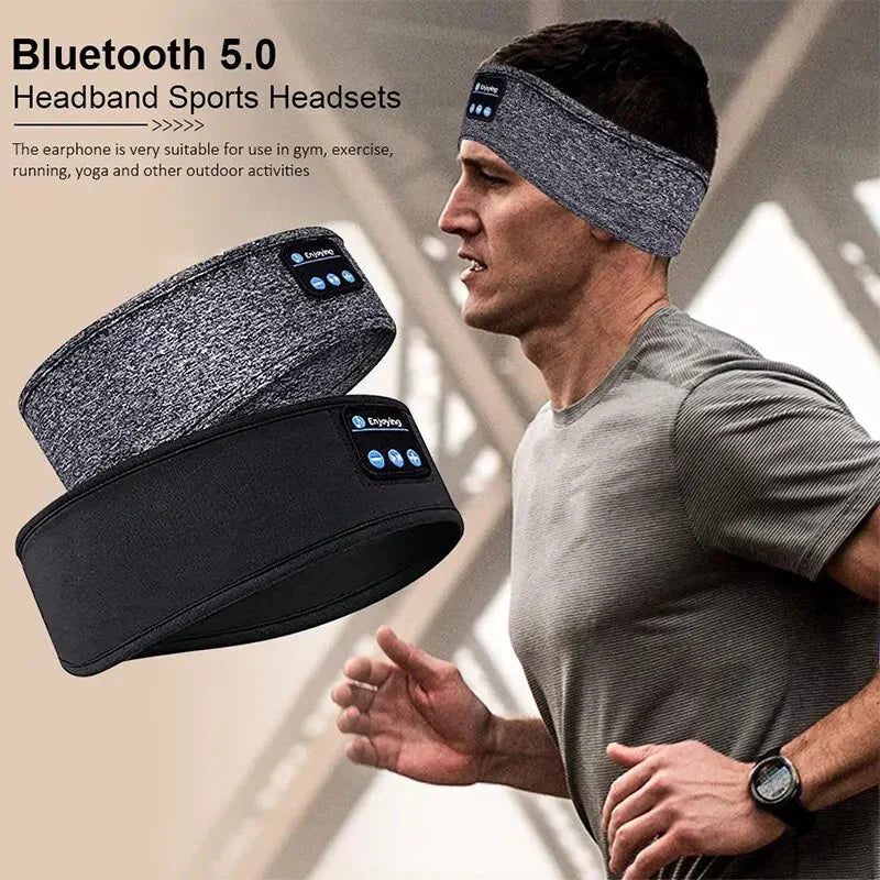 Experience Ultimate Comfort with the Bluetooth Sleep Headband – Wireless Headphones with Built-In Speakers & 10-Hour Battery Life!