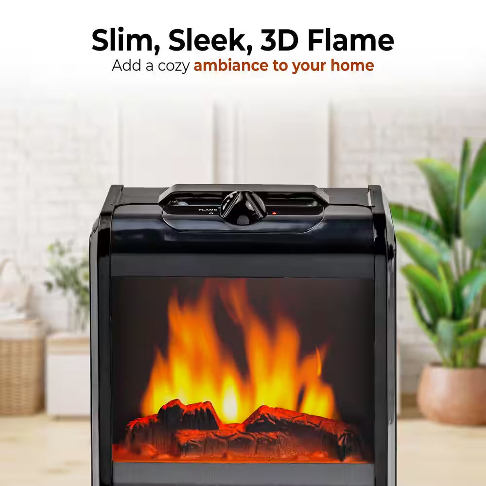 1200-Watt Electric Ceramic Space Heater with Carry Handle