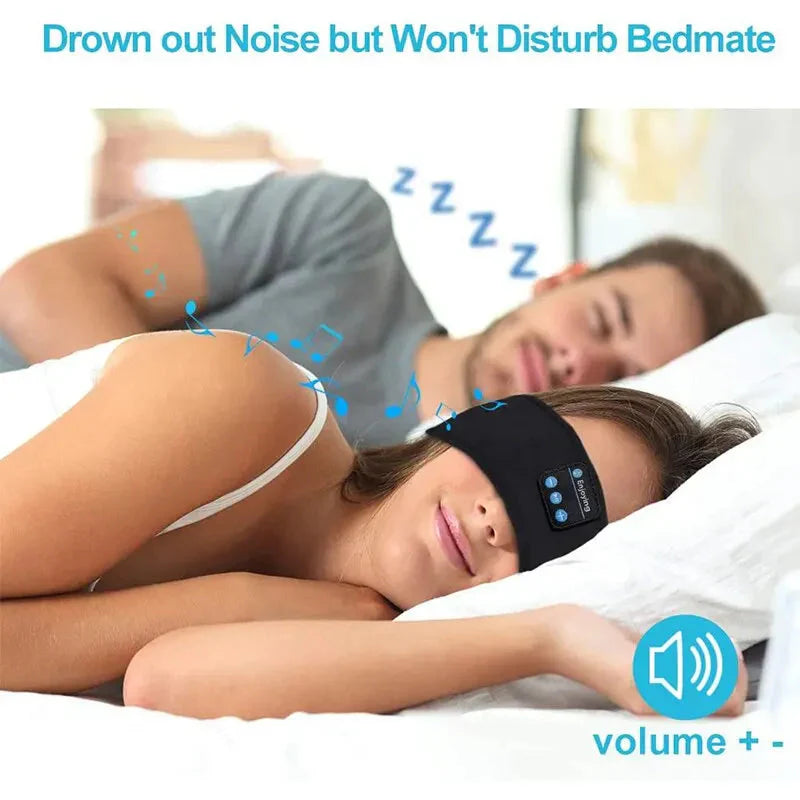 Experience Ultimate Comfort with the Bluetooth Sleep Headband – Wireless Headphones with Built-In Speakers & 10-Hour Battery Life!