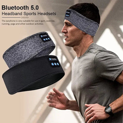 Experience Ultimate Comfort with the Bluetooth Sleep Headband – Wireless Headphones with Built-In Speakers & 10-Hour Battery Life!