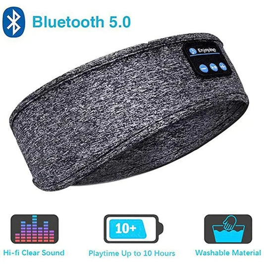 Experience Ultimate Comfort with the Bluetooth Sleep Headband – Wireless Headphones with Built-In Speakers & 10-Hour Battery Life!