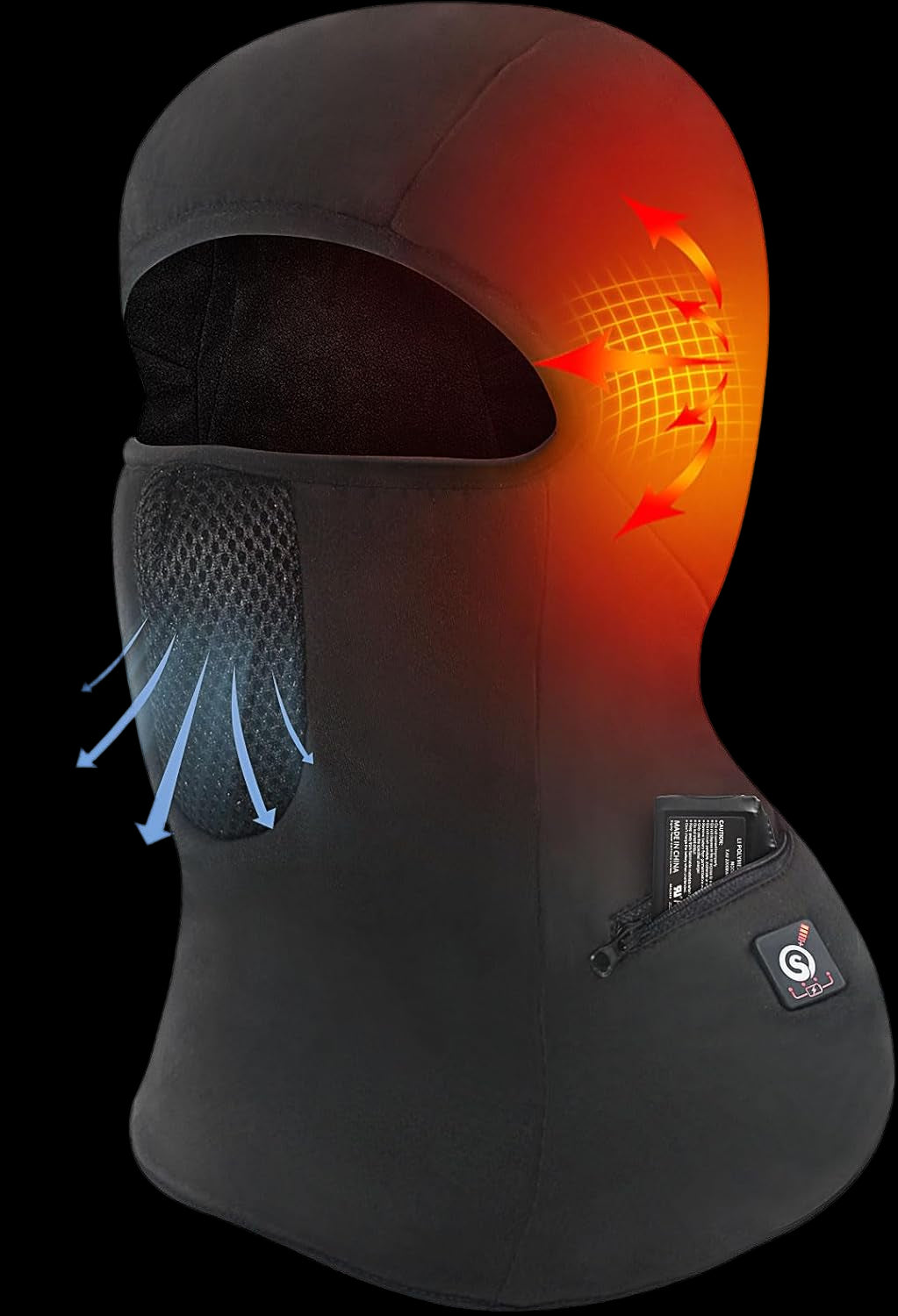Heated Winter Ski Mask for Men/Women